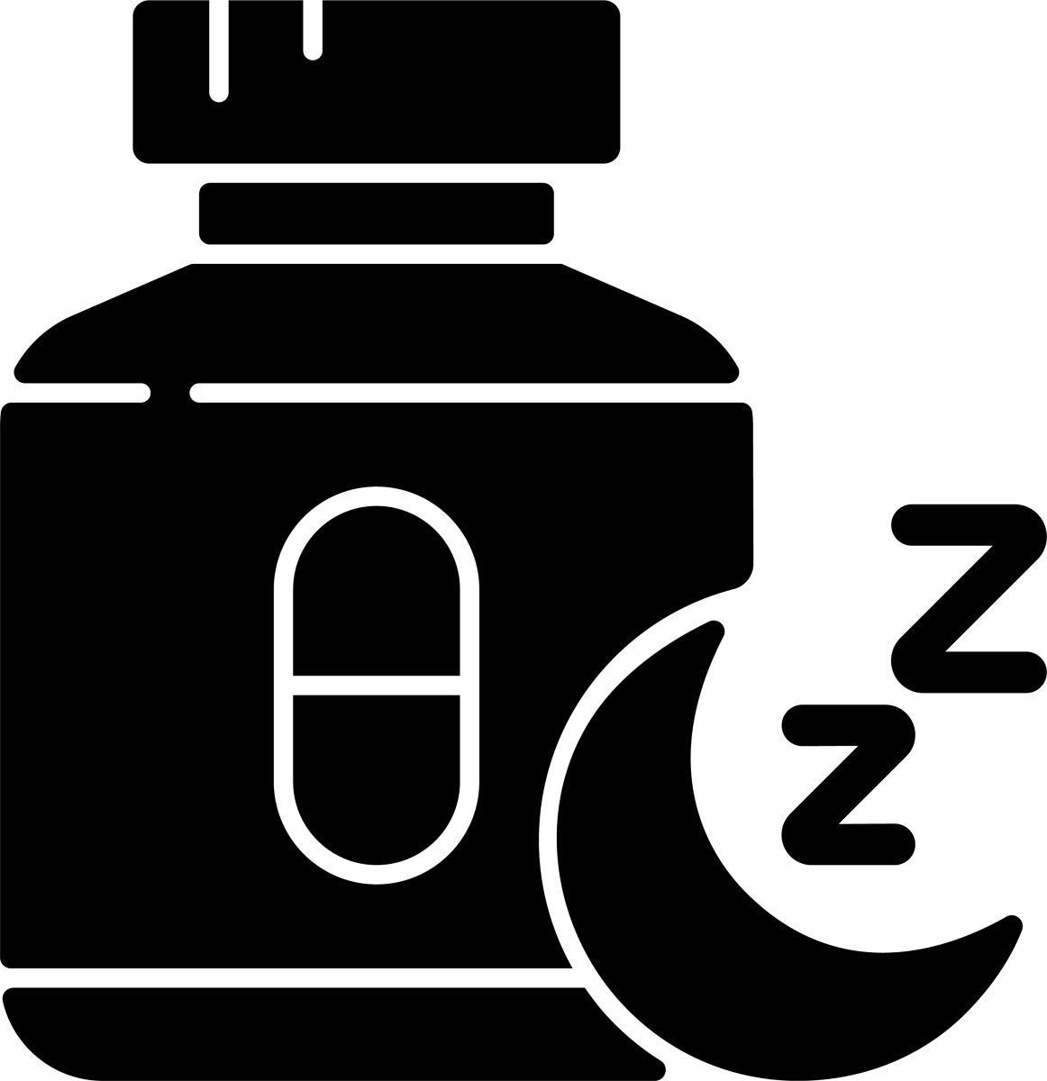 Medical treatment black glyph icons set on white space