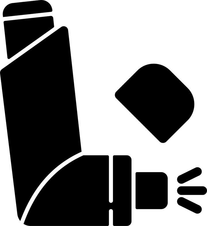 Medical treatment black glyph icons set on white space