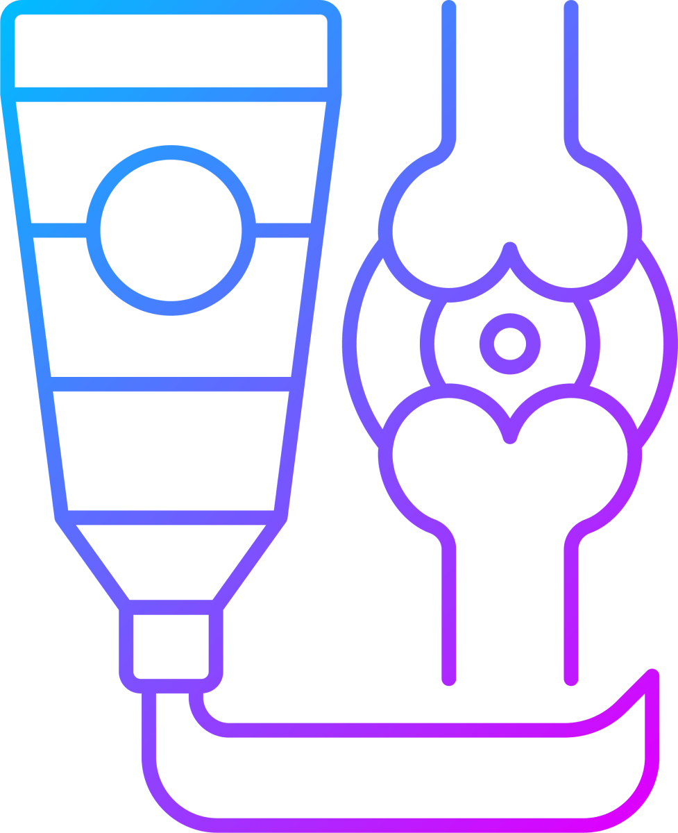Medical Treatment Gradient Icons Bundle