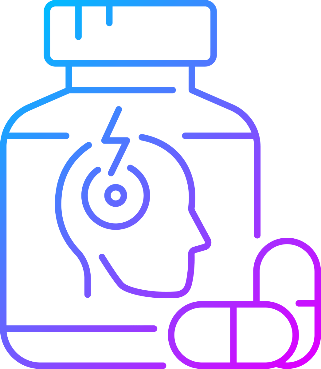 Medical Treatment Gradient Icons Bundle