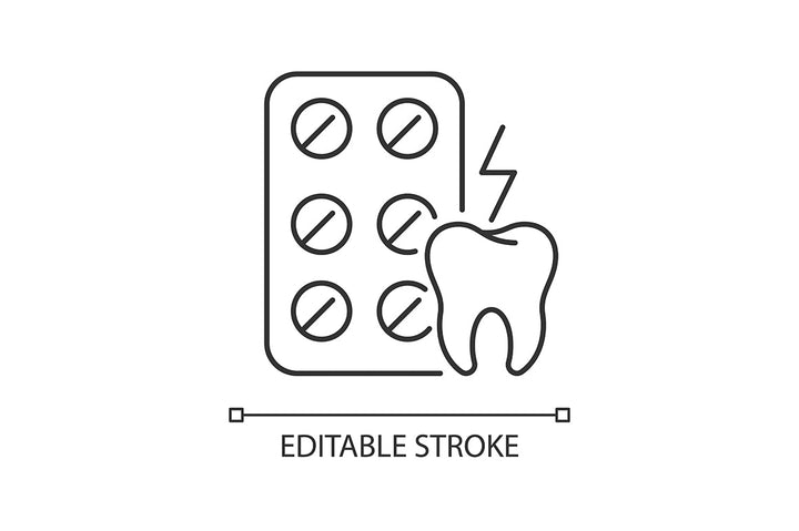 Medical treatment linear icons set for dark and light mode
