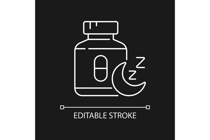 Medical treatment linear icons set for dark and light mode