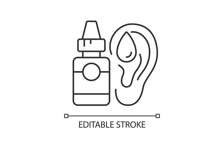 Medical treatment linear icons set for dark and light mode