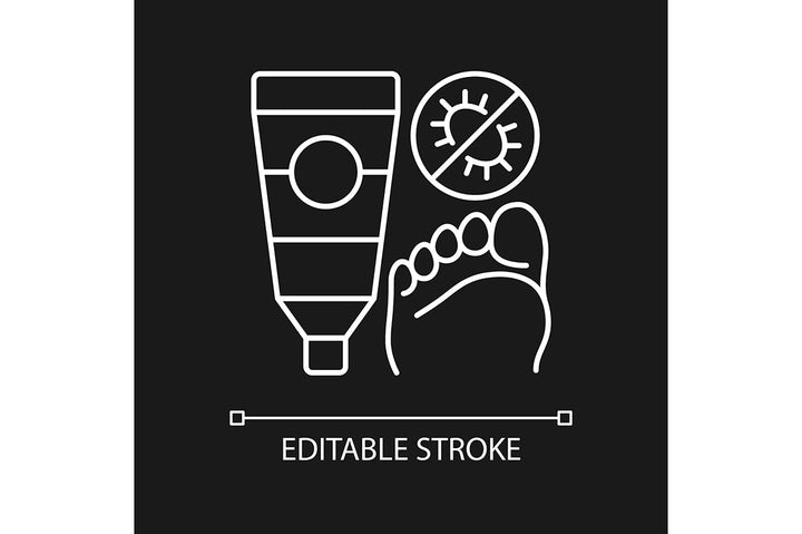 Medical treatment linear icons set for dark and light mode