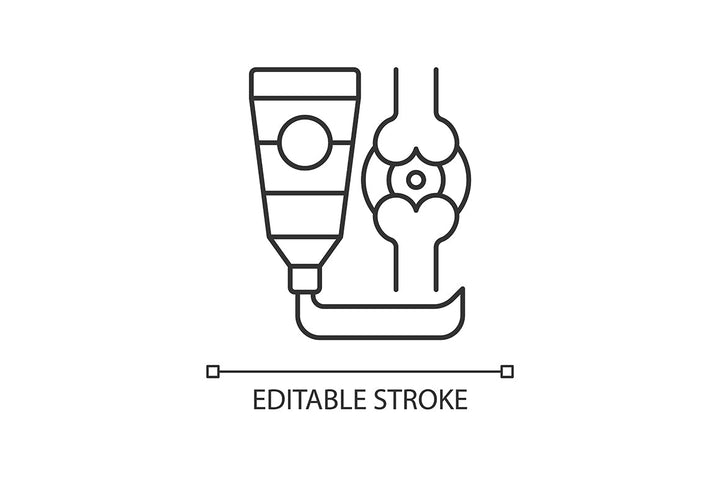 Medical treatment linear icons set for dark and light mode