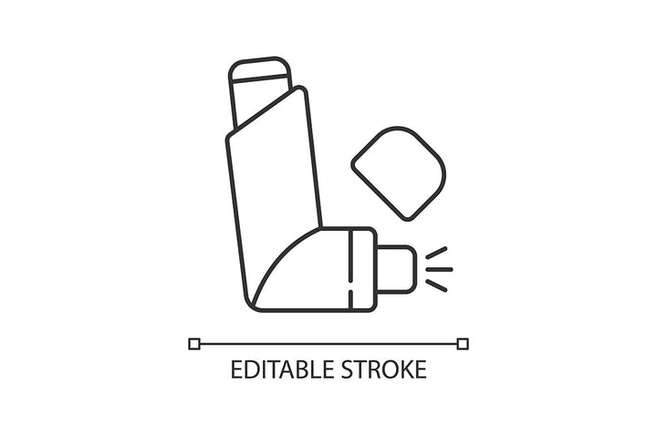 Medical treatment linear icons set for dark and light mode