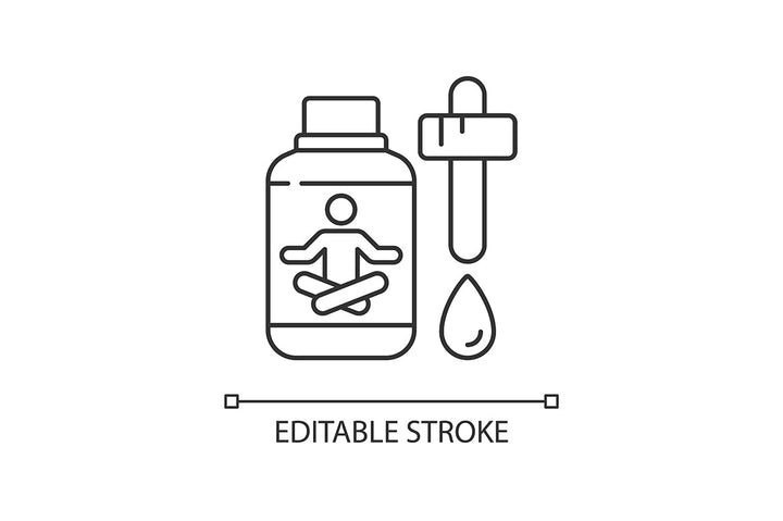 Medical treatment linear icons set for dark and light mode