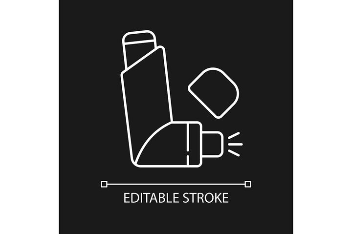Medical treatment linear icons set for dark and light mode