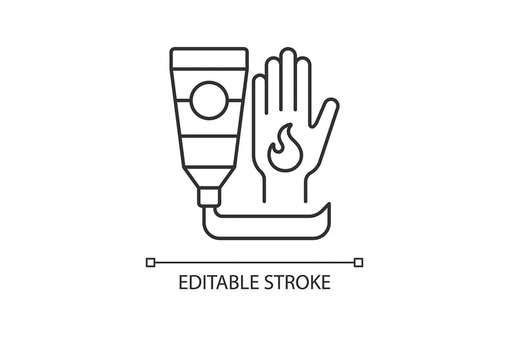 Medical treatment linear icons set for dark and light mode