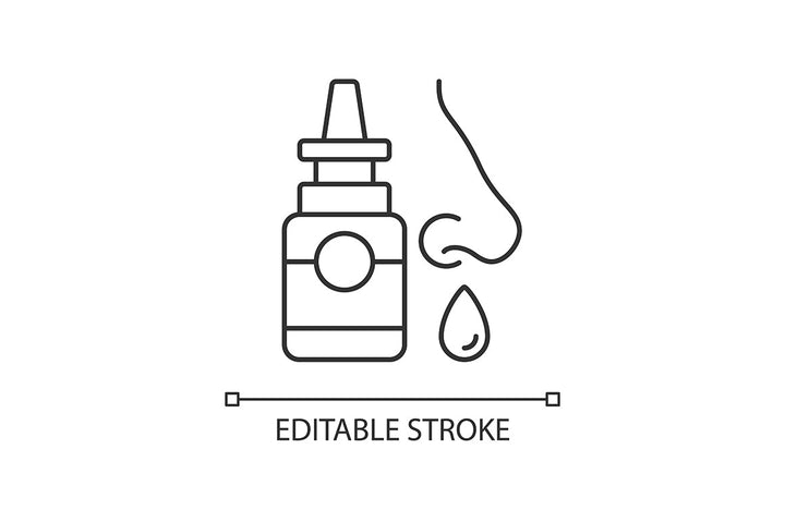 Medical treatment linear icons set for dark and light mode