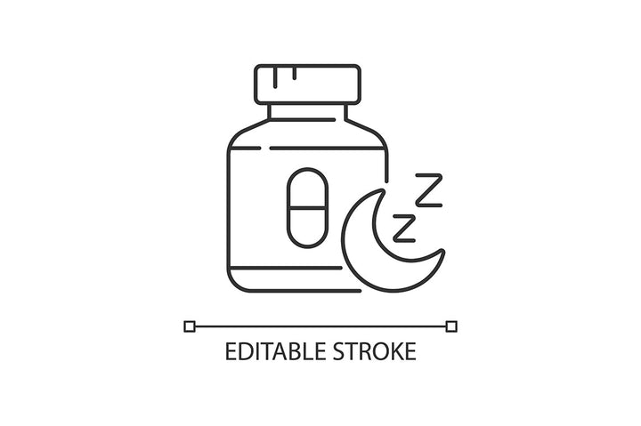 Medical treatment linear icons set for dark and light mode
