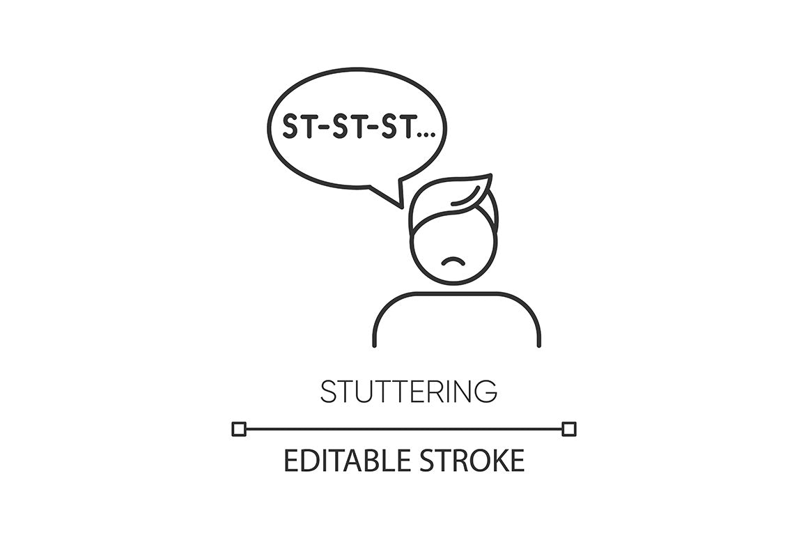 Mental disorder linear icons set