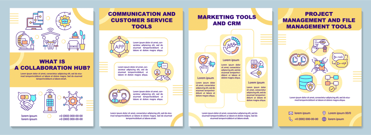 Messaging Software Brochures Bundle