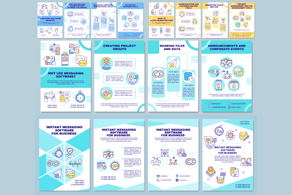 Messaging Software Brochures Bundle