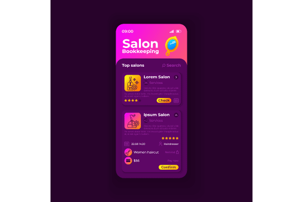 Mobile App Page Design Layout Bundle