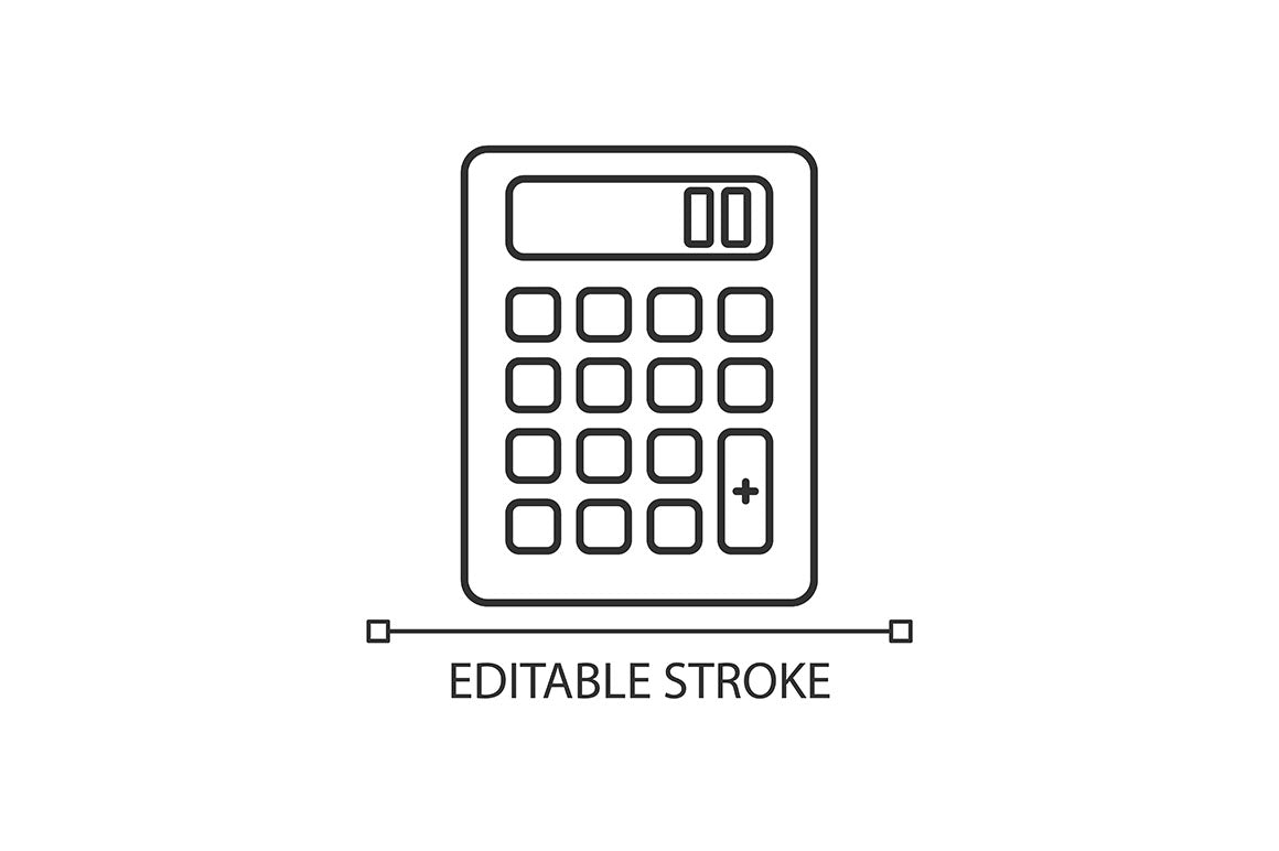 Mobile devices pixel perfect linear icons set