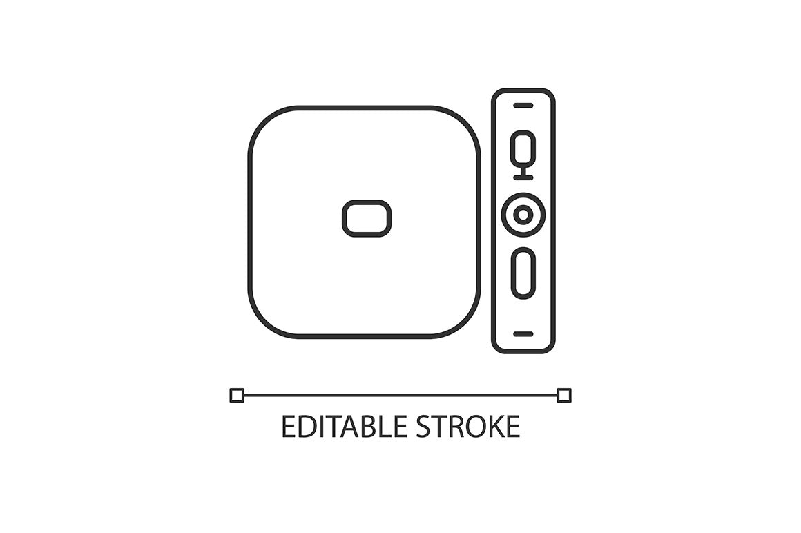 Mobile devices pixel perfect linear icons set