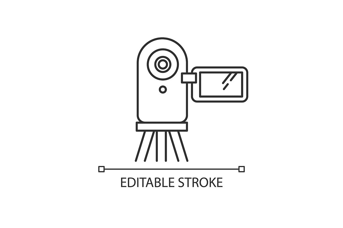 Mobile devices pixel perfect linear icons set