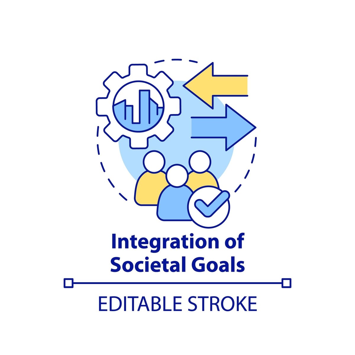 Mobility as service concept icons bundle