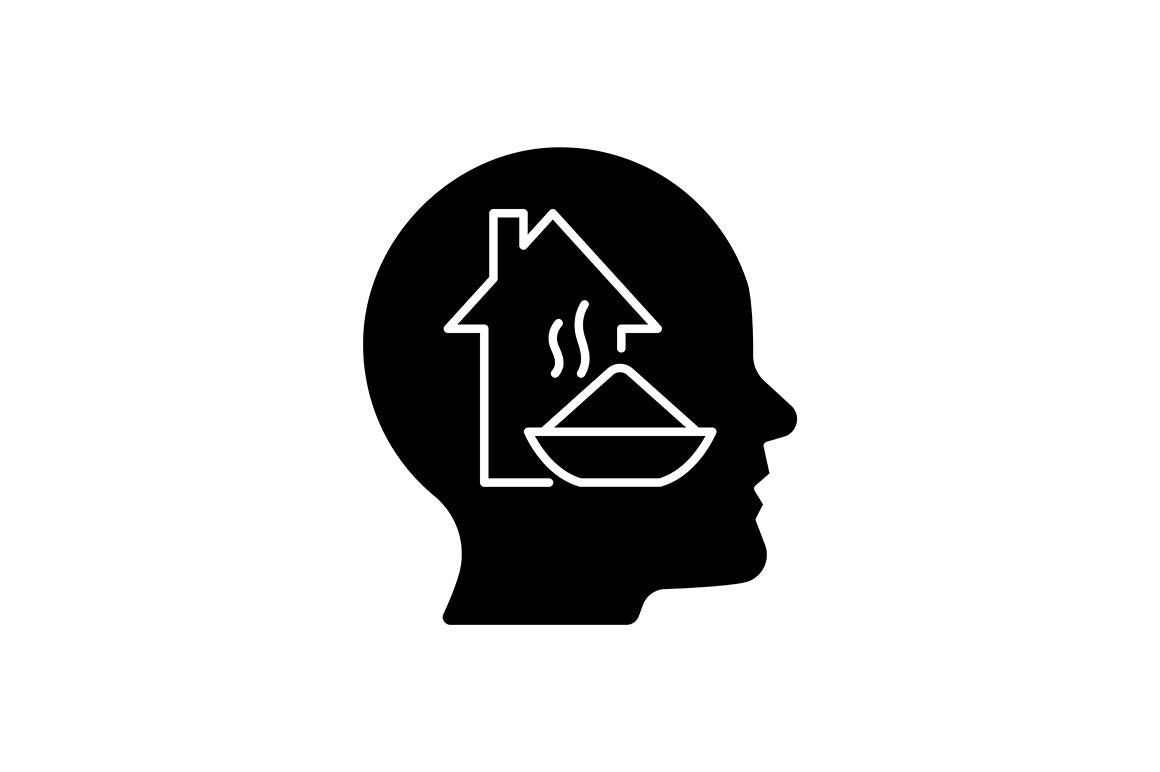 Motivation black glyph icons set on white space