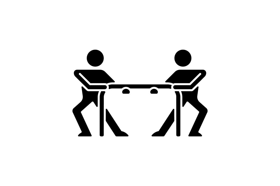 Motivation black glyph icons set on white space