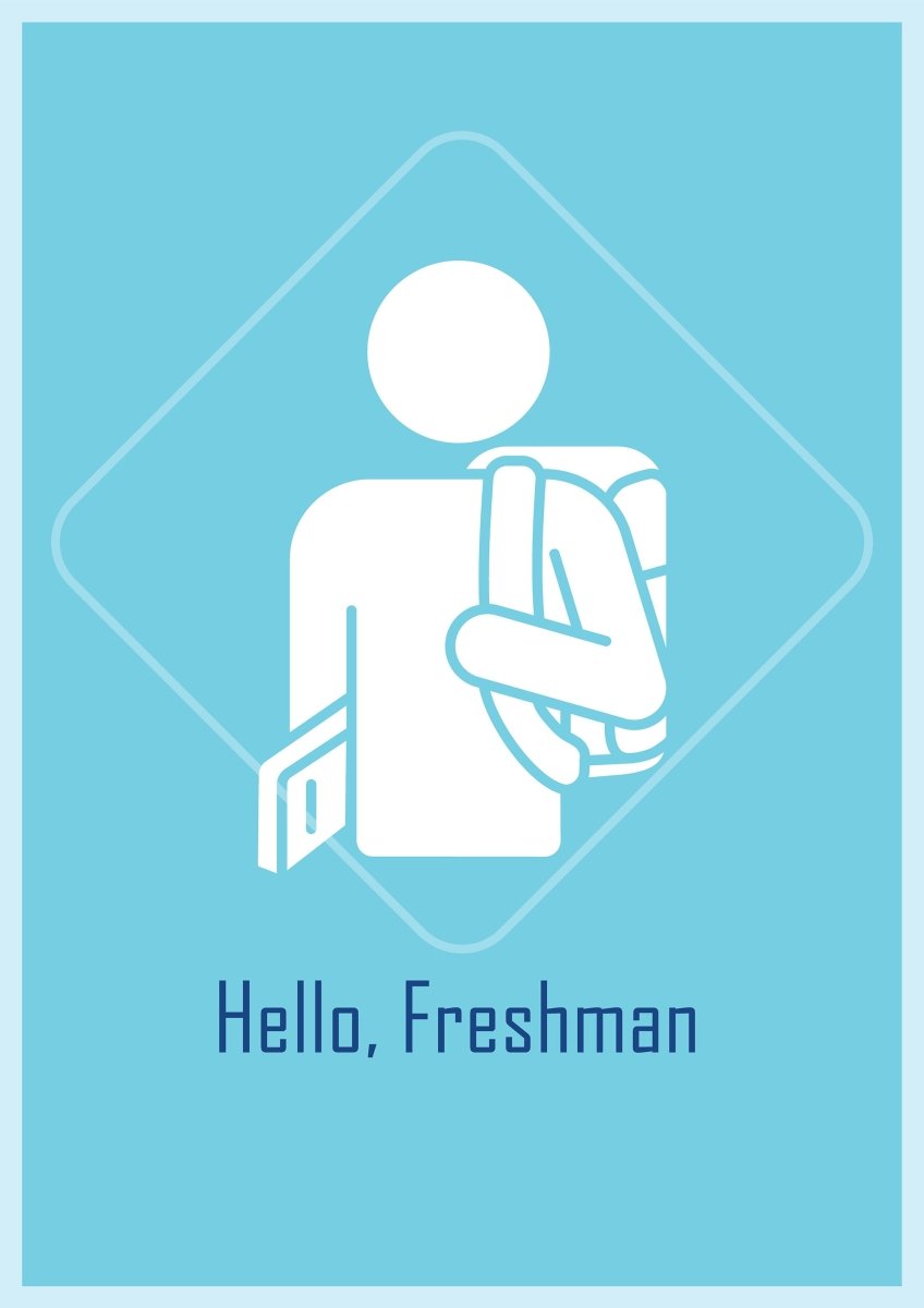 National students day greeting cards with glyph icon element set