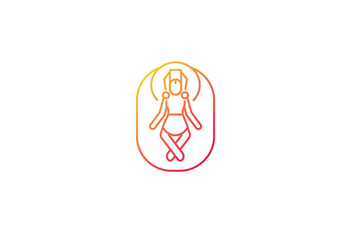 Nepal cultural heritage gradient icons set