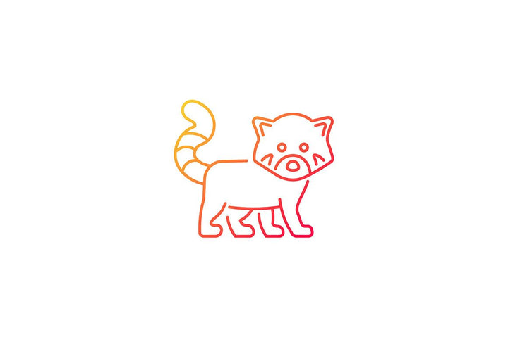 Nepal cultural heritage gradient icons set