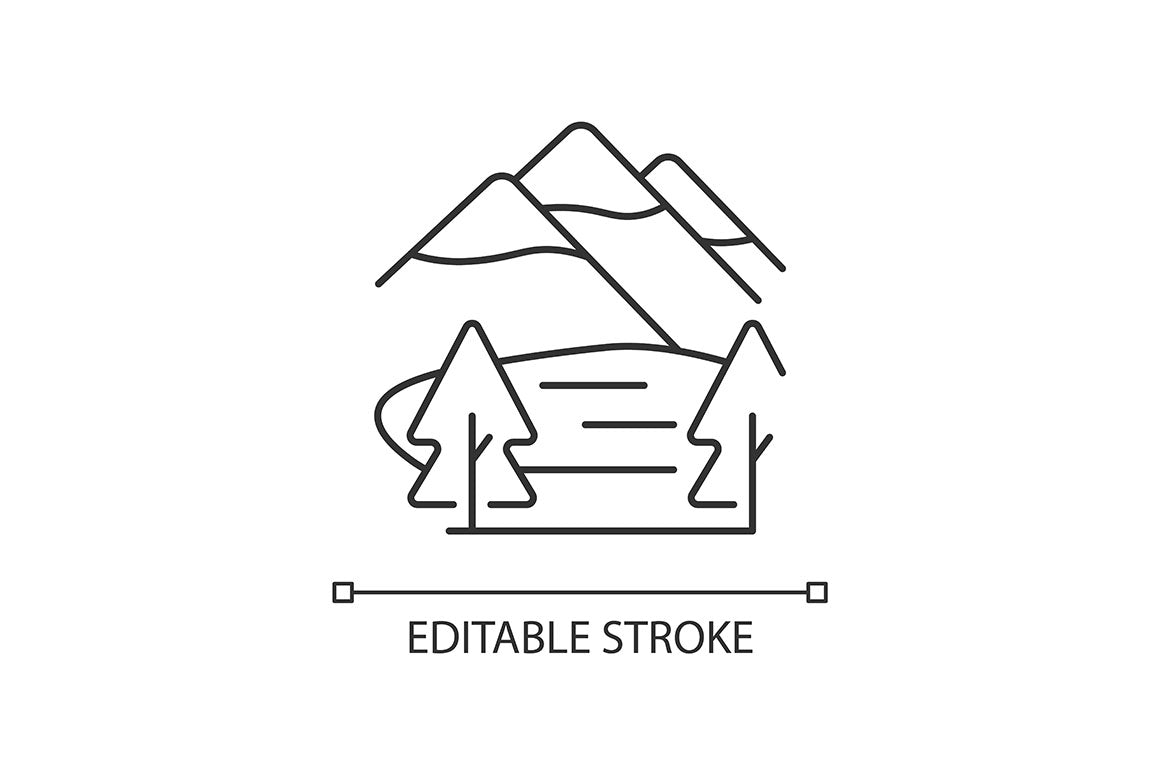 Nepal cultural heritage linear icons set for dark and light mode