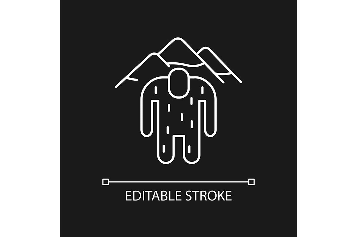Nepal cultural heritage linear icons set for dark and light mode
