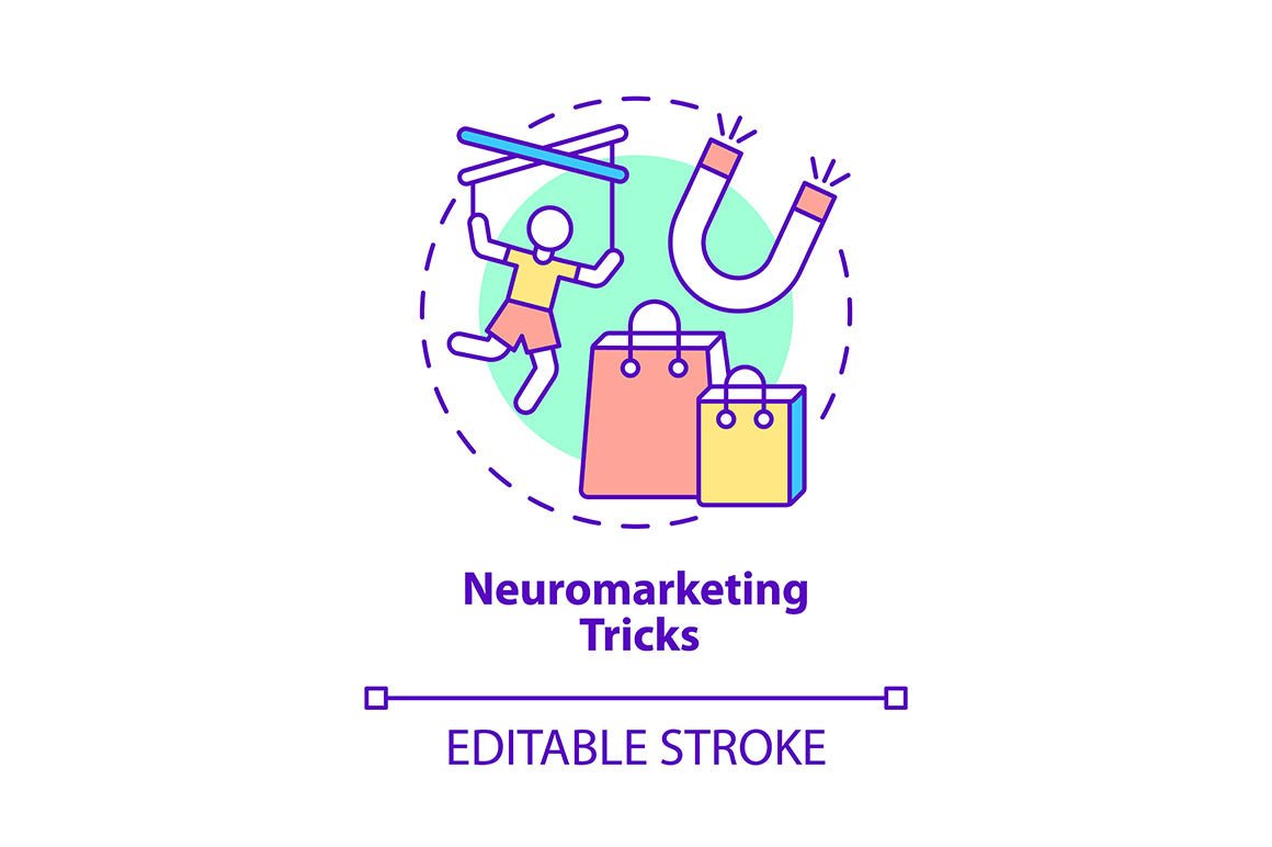 Neuromarketing Concept Icons Bundle