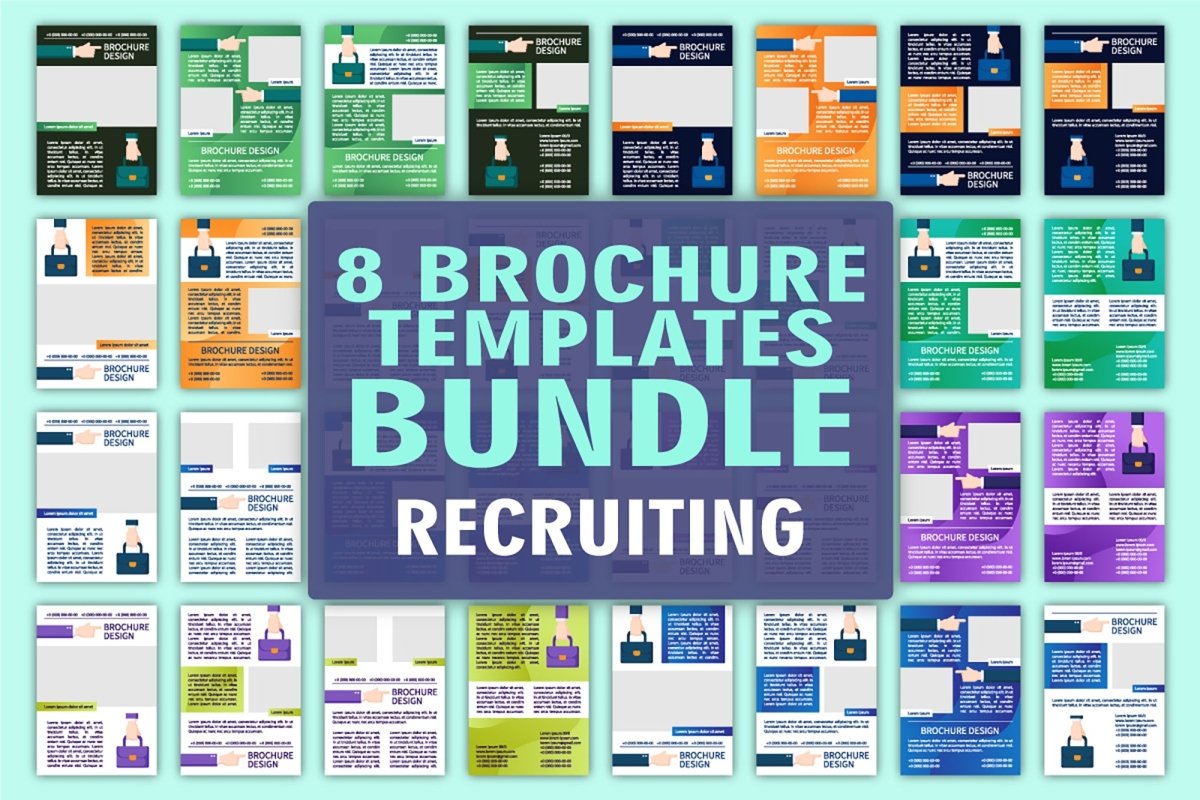 New employees brochure template bundle
