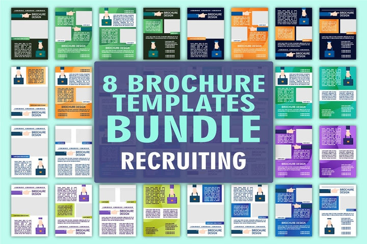 New employees brochure template bundle
