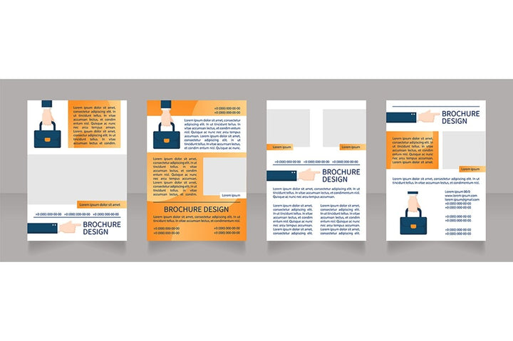 New employees brochure template bundle