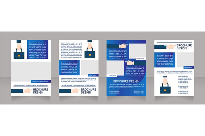 New employees brochure template bundle