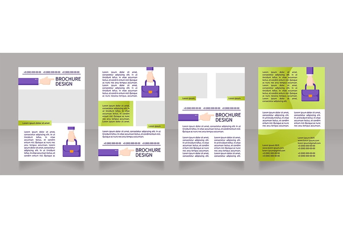 New employees brochure template bundle