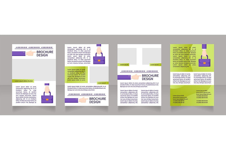 New employees brochure template bundle