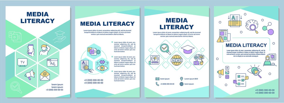 New media brochure template bundle