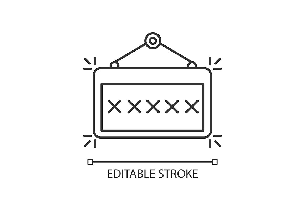 Night club pixel perfect linear icons set
