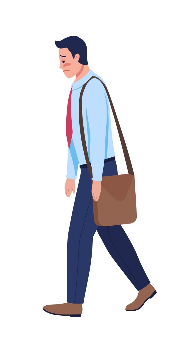 Office life 2D vector isolated illustration bundle