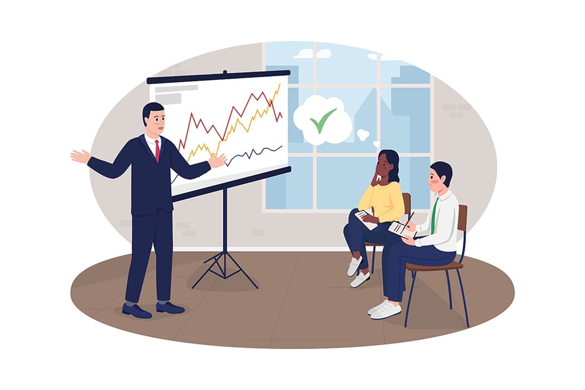 Office life 2D vector isolated illustration bundle