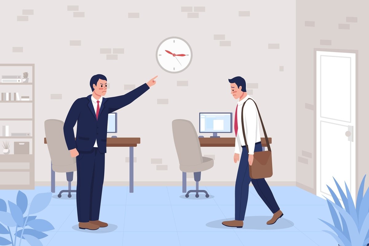 Office life 2D vector isolated illustration bundle
