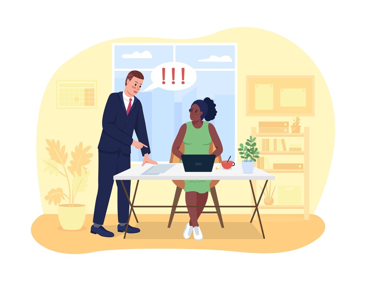 Office life 2D vector isolated illustration bundle