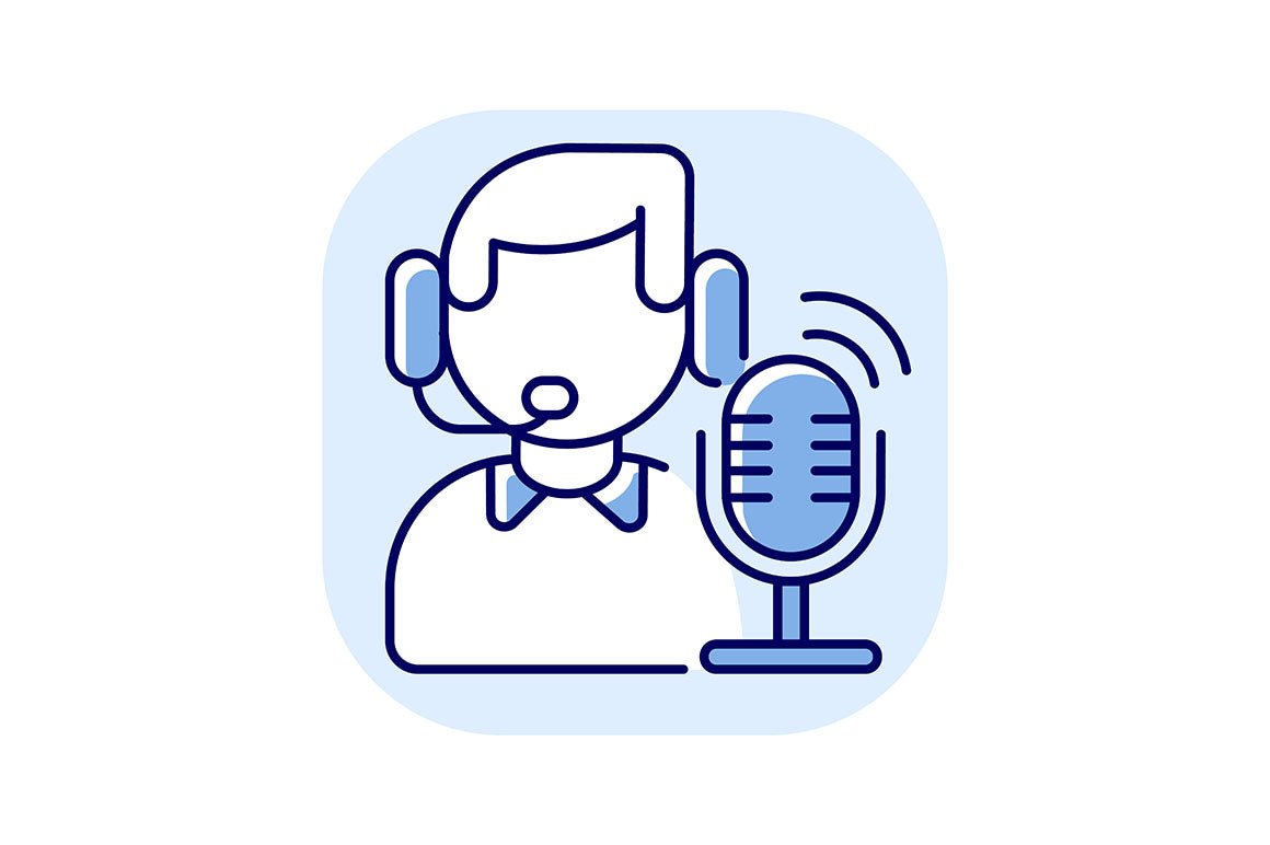 Online conference RGB color icons set