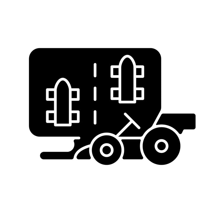 Online game types black glyph icons set on white space