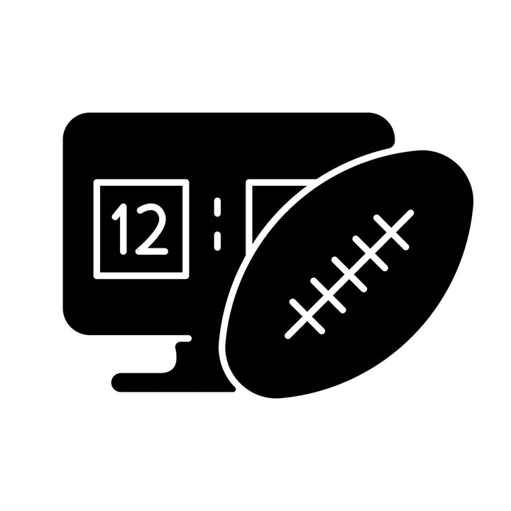 Online game types black glyph icons set on white space