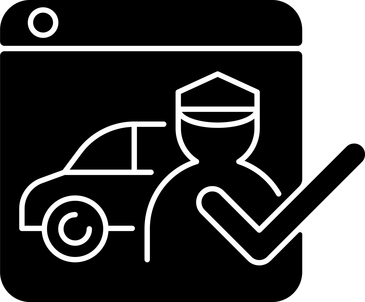 Online platforms black glyph icons set on white space