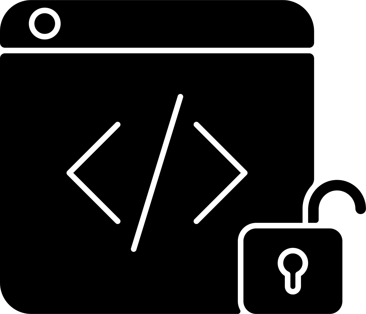 Online platforms black glyph icons set on white space