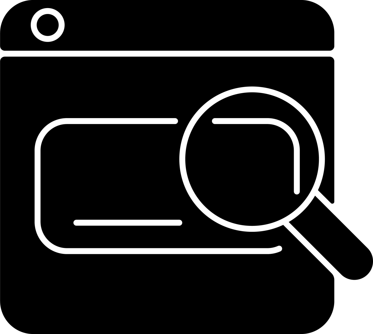 Online platforms black glyph icons set on white space