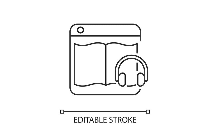 Online platforms linear icons set for dark and light mode